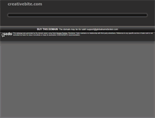 Tablet Screenshot of creativebite.com